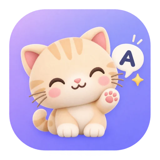 UTUVO 系列橘白貓咪圖示